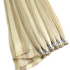 Hair Extension Hair Extensions Raw Unprocessed Virgin Indian Human Hair Hand Tied Hair Weft Balayage Color Hair Extension