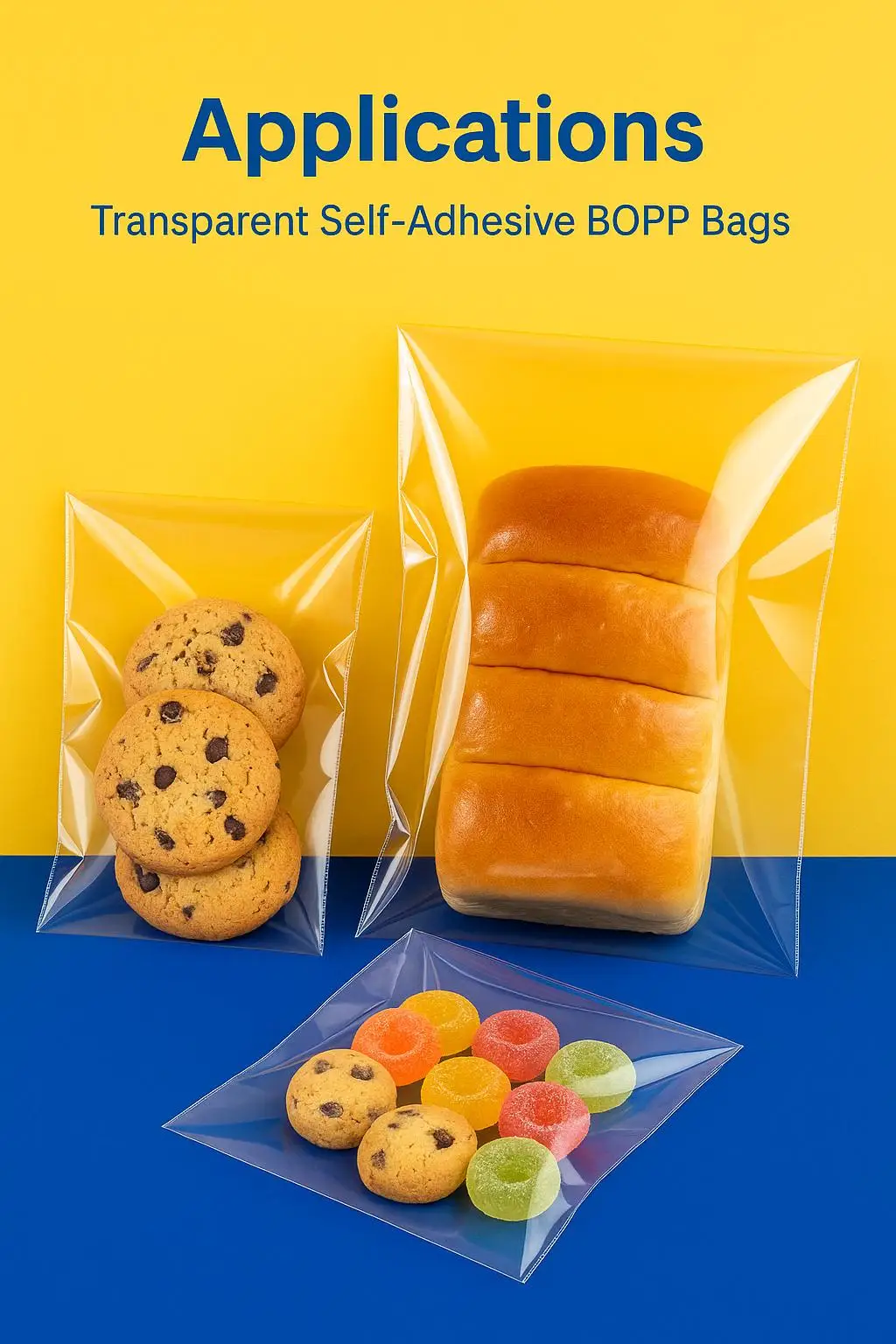 Customized Self Adhesive BOPP Plastic Bags Food Grade Resealable Transparent Packaging - detail 11