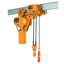 Factory direct supply 3 ton 5 ton 7.5 ton HSY HHBB Crane Low Headroom Motorized Trolley Electric Chain Hoist chain hoist crane