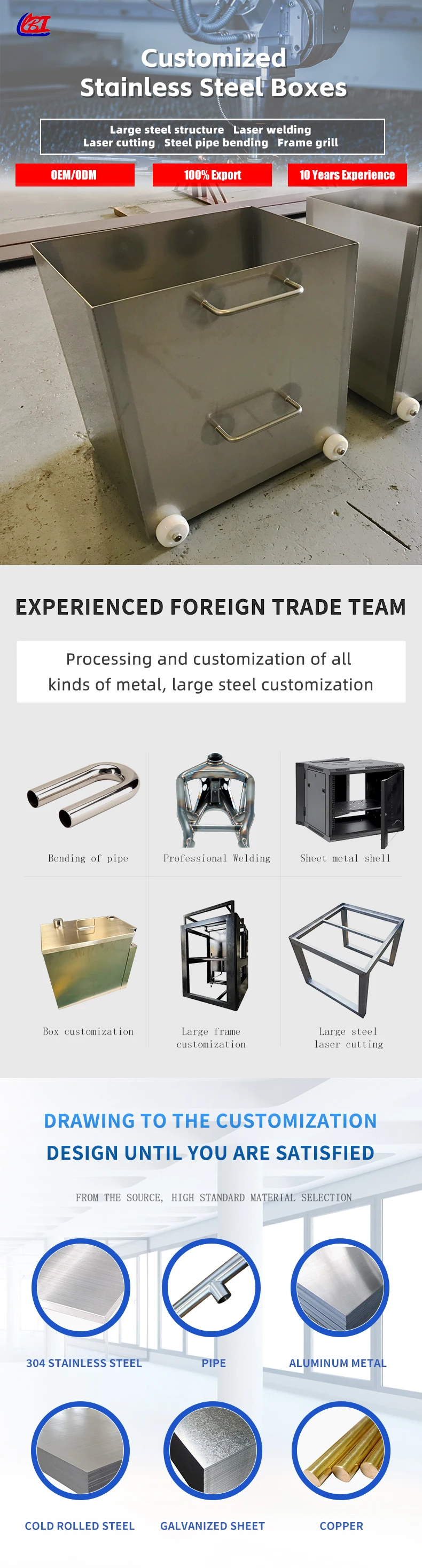 product oem odm custom high grade precision stainless steel aluminum plate bending laser cutting polishing shell processing molding-2