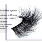 With Eyelash Real Mink Custom Packaging Box Mirror Lashes Case With Tweezer Eyelash Glue Box 6d Mink Eyelash