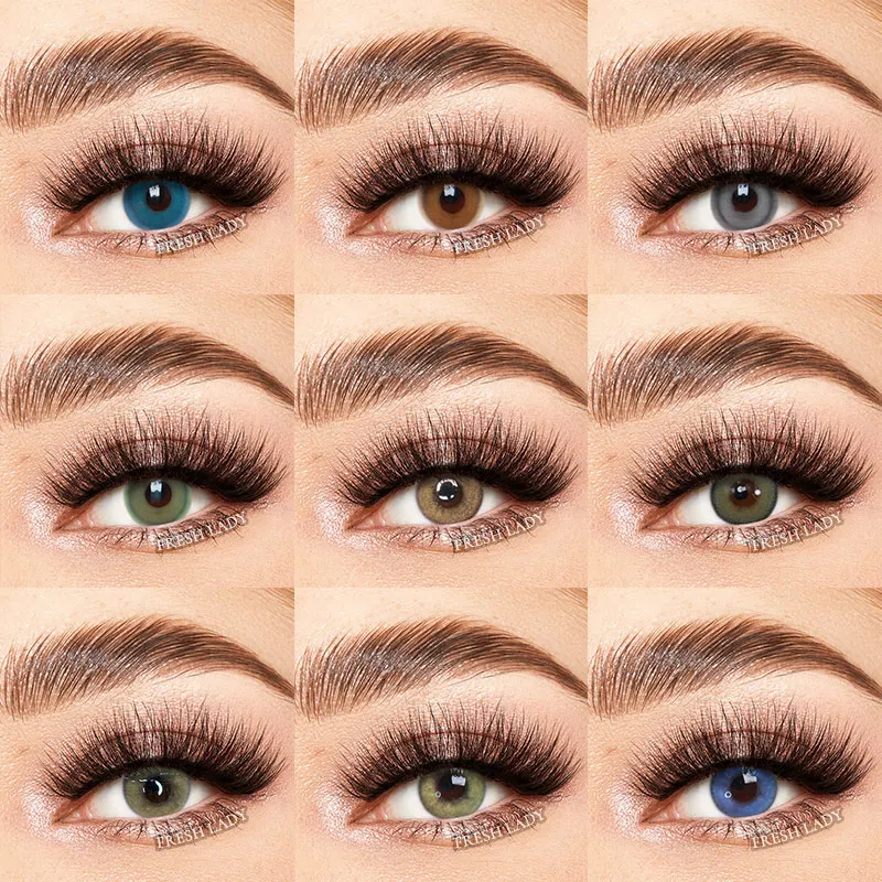 2022 Linagguo Dawn series lentes de contacto de colores colored eye circle contact lenses lentilles de contact de couleur