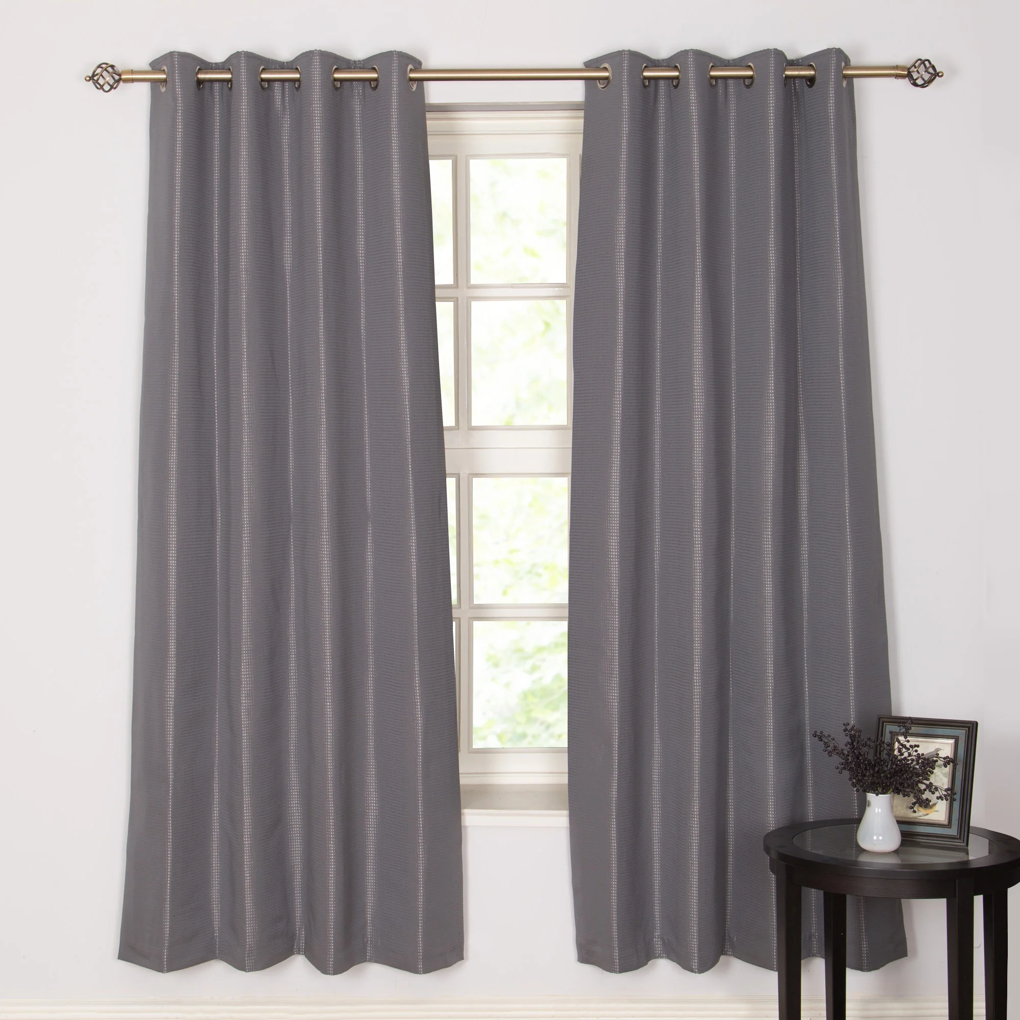 Wholesale factory direct sales blackout polyester cheap window curtains in stock