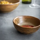 Sauce Dish Round Rustic Style Ceramic Sauce Soy Bowl Sauce Dish