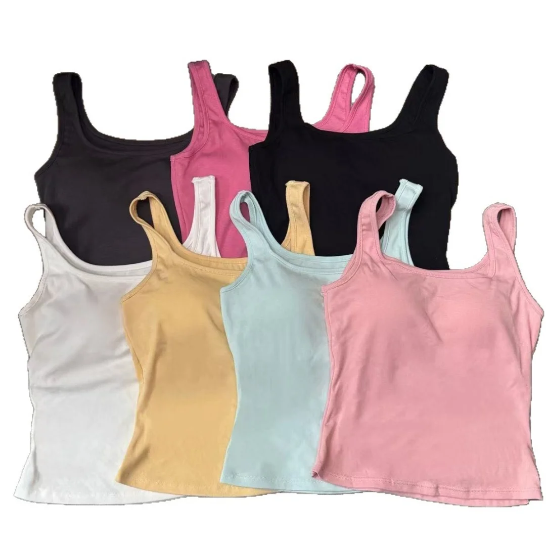Casual Women's Knitted Breathable Camisole Soft Comfortable Daily Wear Home Outdoor Base Top