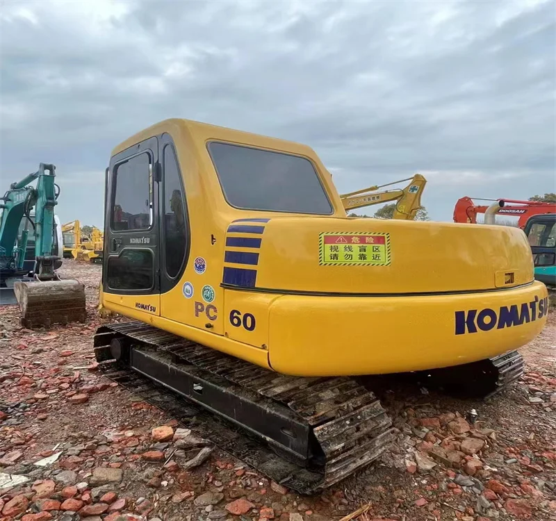 Hydraulic Digger 6t Excavators Cost Effective Excavator Pc60 Used