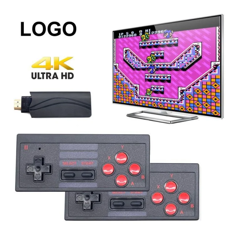 Mini classic retro game with built-in 8-bit USB wireless controller home VIDEO game console 4K HD video game console