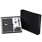 Corporate 5 In 1 Business Kit Best Selling Corporate Gifts Customized Logo Promotional Corporate Luxury Gift Set/