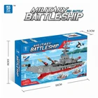 Puzzle Diy Toy Warship Colorful Puzzle 3d Plastic Puzzle Assembling Model Ship Children Diy Toy