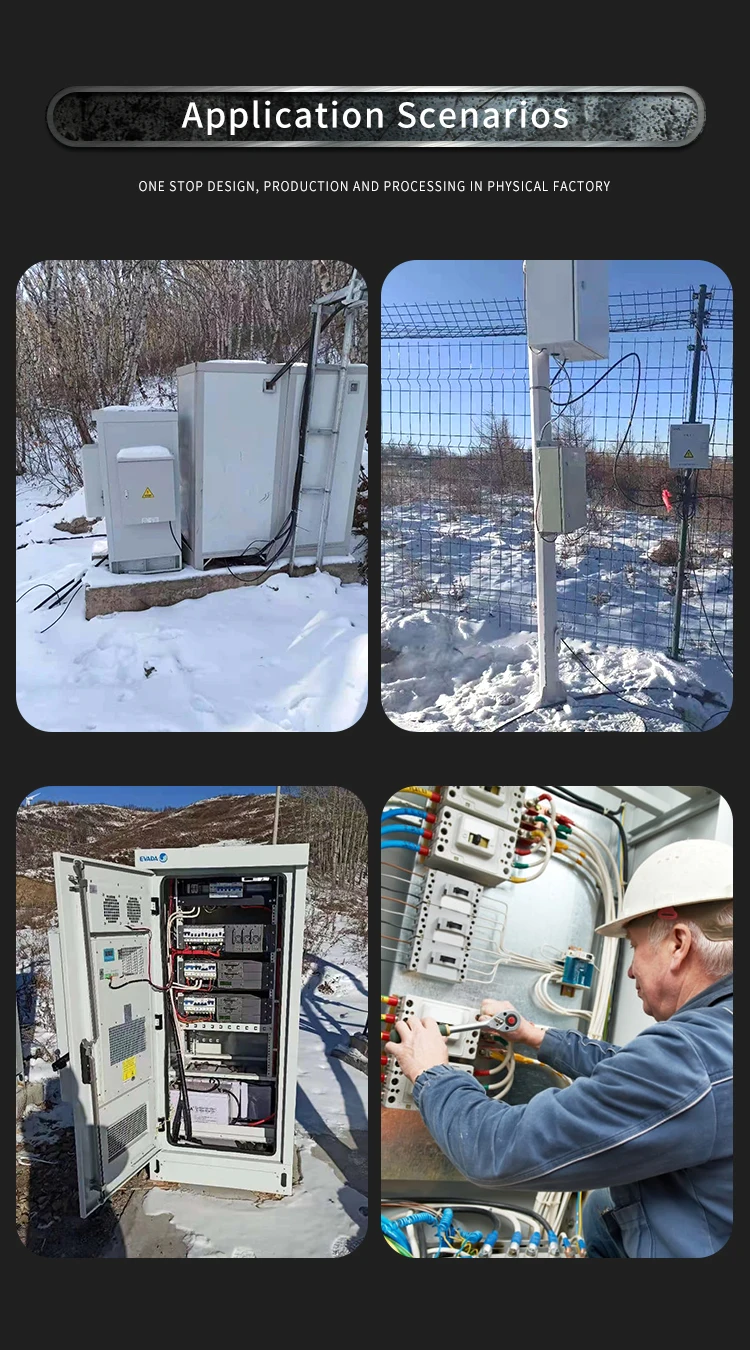 IP65 IP55 Weatherproof Enclosure Waterproof Outdoor Battery Cabinet With 19 Inch Battery Rack(图5)