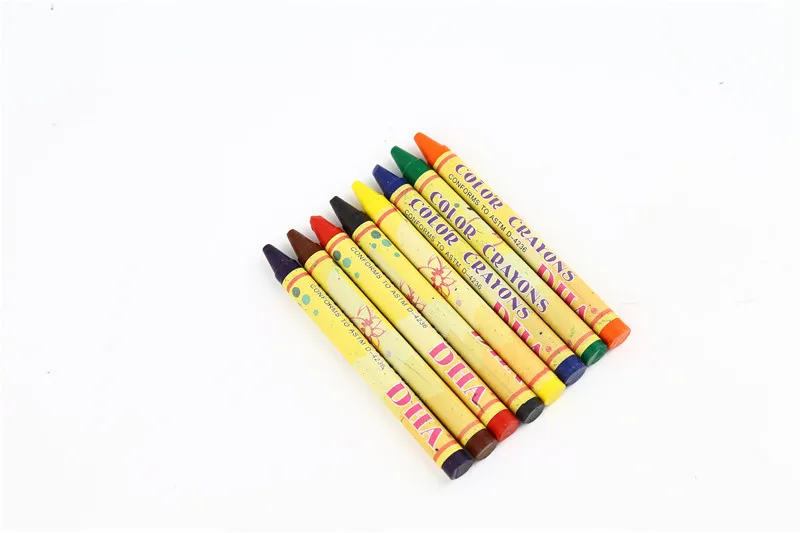 Kids Art Set  Gift Custom Logo Item 8 Coloring Set  Excellent Kids Art 1-8 Color Crayon Pencil Crayon Wax