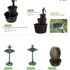 Garten Garden Garten Garden 2020 Hot 2 3 Tier Rustic Barrel Home Garten Jardin Garden Outdoor Solar Pump Water Fountain