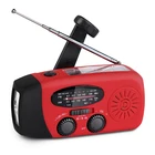 Light Fm Tornado Warning Weather Rechargeable Solar Light Car Usb Mini Fm Radio