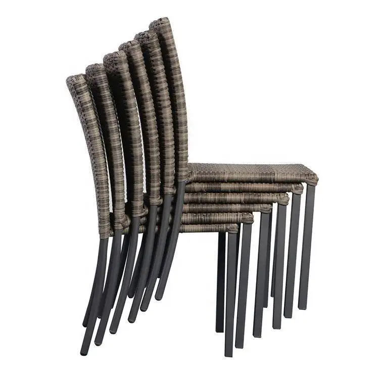 product 6 person outdoor rattan furniture garden set rattan dining set-7