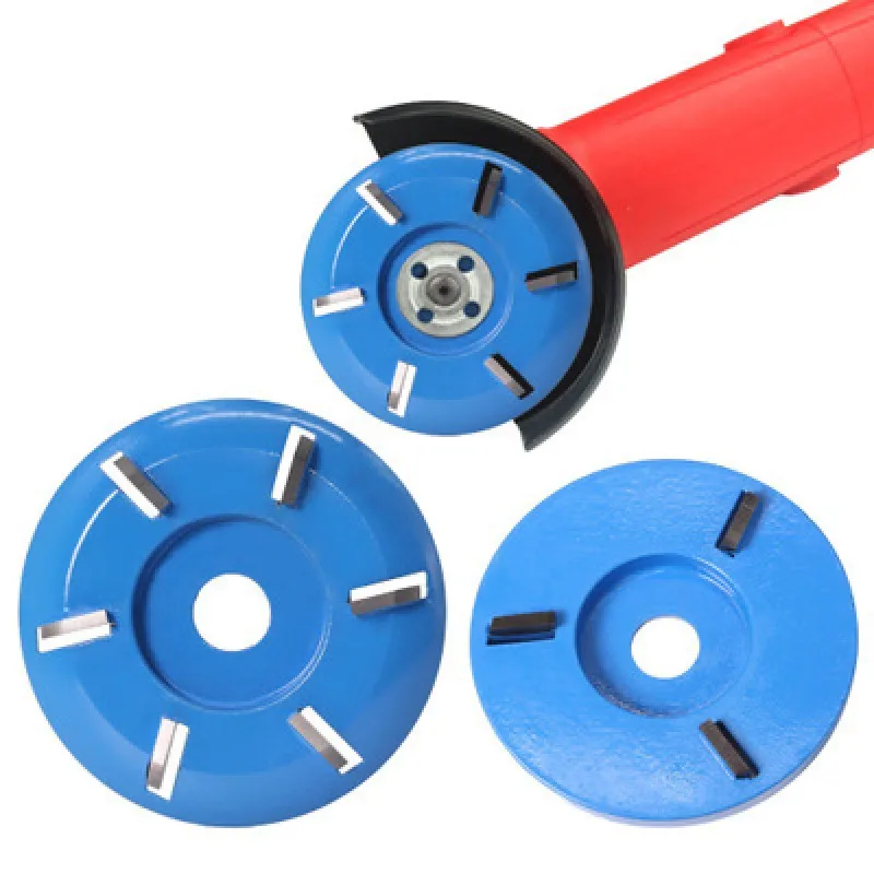 4/5/6 Teeth Wood working Carving Disc Milling Cutter For Aperture Angle Grinder 