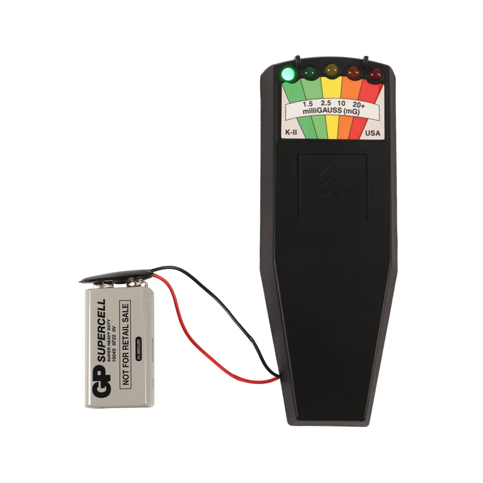 Osmond K2 Medidor De Campos Electromagnéticos (EMF) - Portátil, 5 LEDs, Para Uso Personal Y Paranormal