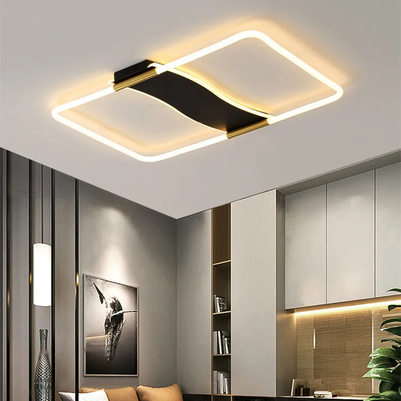 LED smart ceiling lamp luxury study ceiling lamp fashionable bedroom led ceiling lighting