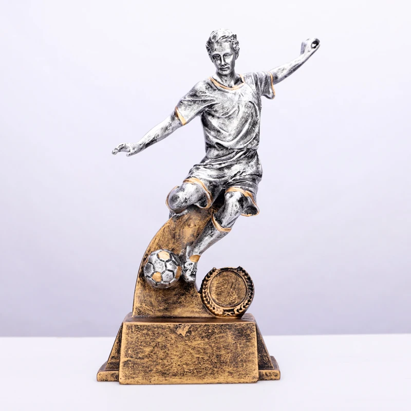 product new arrive various designs sports resin trophy basketball football award for custom logo etching-30