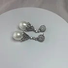 Pearl Jewelry Wholesale High Quality Zircon Imitation Pearl Fashion Earring Women Pearl Earrings Jewelry