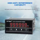 Digital Timer Digits 4 Digit Digital Counter Multi Control DC 5V NPN Output Mechanical Mini Digital Pressure Gauge Timer 4 Or 6 Led Digits Length Meter Digital Counter