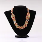 Pearl Newest Acrylic Necklace Summer Hot Sale Natural Pearl Mulit Miyuky Beads Long Necklace For Women