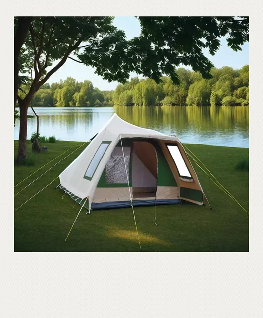 Luxury camp tent Outdoor Pyramid tent canvas factory