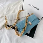 Bag Fashion Designer Bags PU Leather Chain Women Hang Bag For Ladies Women