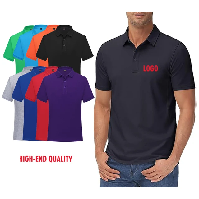 Cost-effective high quality men's polo shirts heavy weight polo t shirts plus size polo shirts support custom