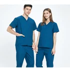 Hospital Uniform Hospital Hospital Doctor Scrubs Nurse Scrubs Polyester Cotton Uniform Industrial Work