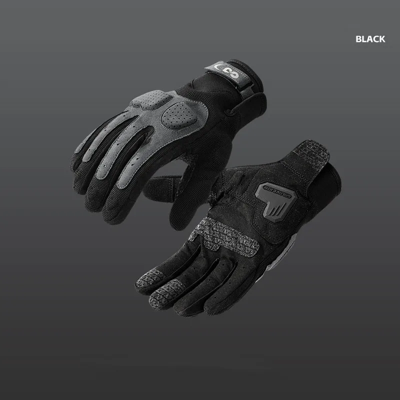 Summer Full-Finger Breathable Motorcycle Gloves for Men and Women Riding Accessories