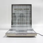 Display APEX Acrylic Material Counter Top Luxury Women Bag Display Rack