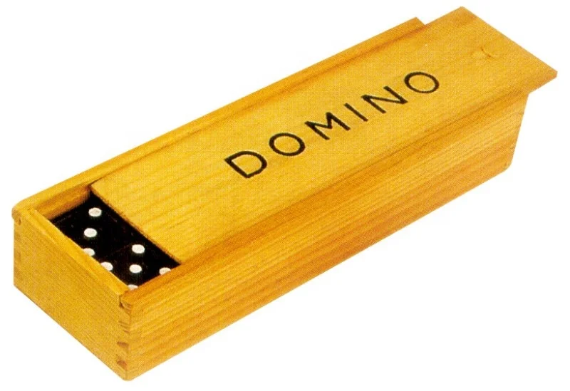 Board Game Domino Wood Game Set Portable game Party