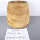 Wood Hand Carved Wooden Bowl For Decoration Natural Wood Craft With Factory