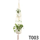 Decor Plant Hanger Indoor Outdoor Hanging Planter Basket Plant Flower Holder Cotton Rope Home Decor Macrame