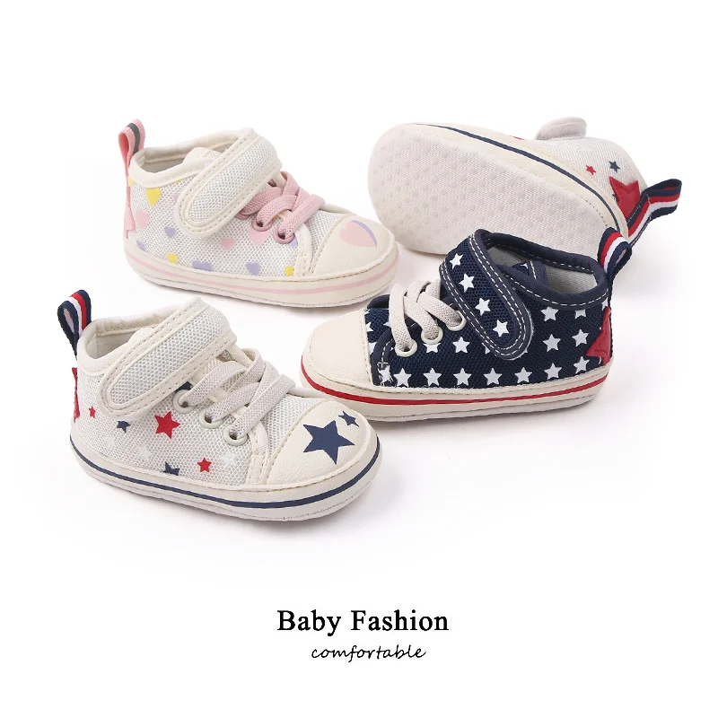 0-12 months infants shoes Indoor soft soled non-slip toddler shoes Breathable mesh top baby shoes manufacture