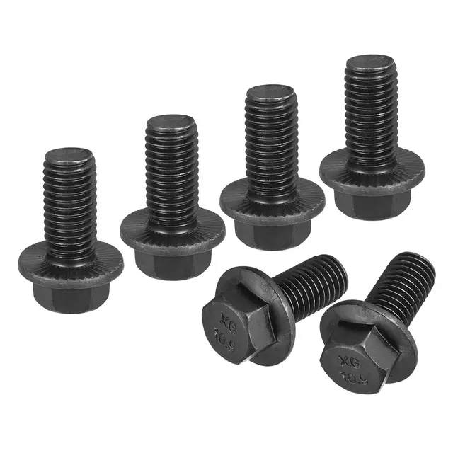 M5 M6 M8 M10 1/4 3/8 grade 12.9 8.8 zinc stainless steel internal thread hexagon hex head GR5 flange bolt and screw