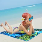 Custom Towel Beach Terry Towels Custom Terry Rectangular Branded Flamingo Beach Towel With Logo