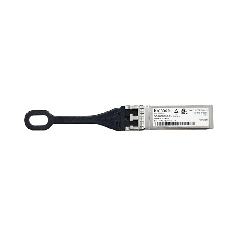 32G Brocade Transceiver FC 850nm 100m Multi Mode Fiber Optic Transceiver For Storage Networks