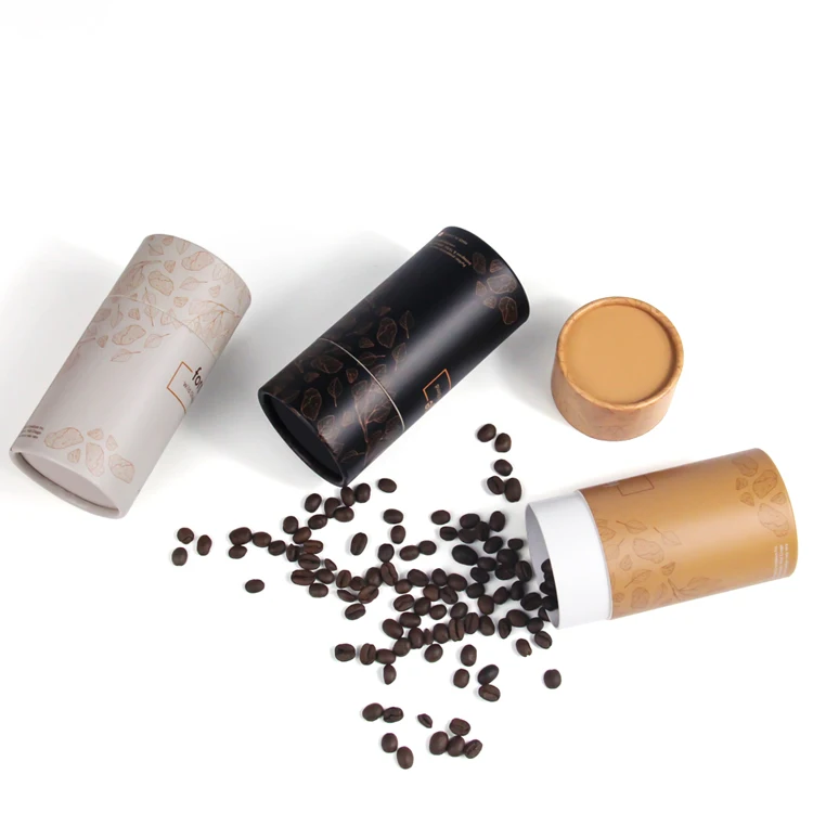 Firstsail Customized Food Grade Coffee Bean Container Packaging Tube