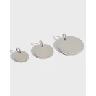 Jewelry Sterling Silver SLand Engravable Jewelry Custom Logo 925 Sterling Silver Circle Tags For Necklace