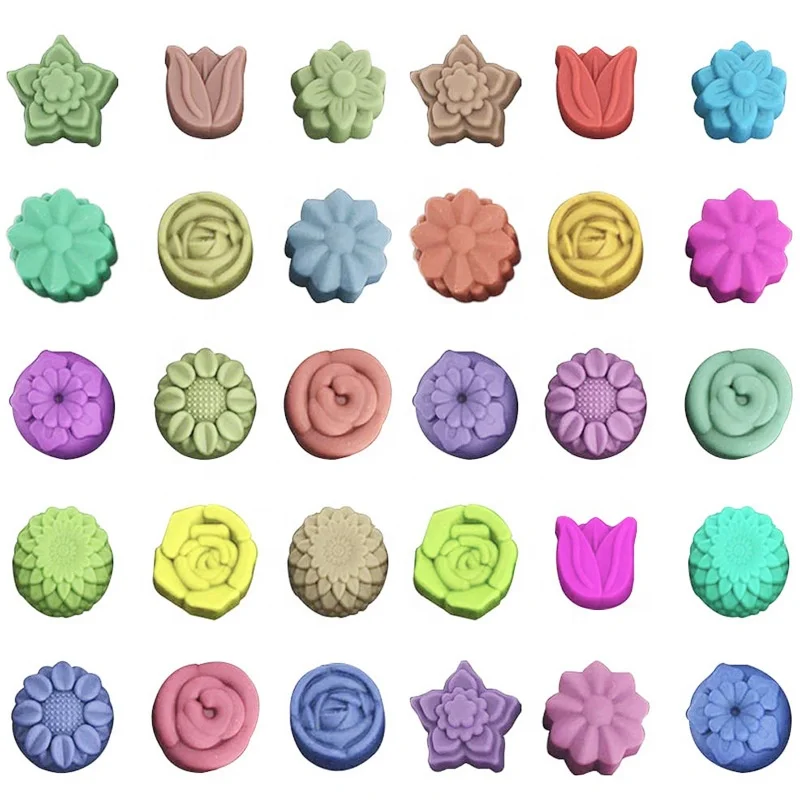 15 cavity multi shape flower chocolate mould ice grid soap candy silicone   cake molds silicone decoration fondant tools