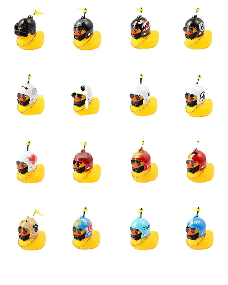 OEM & ODM Outdoor Multi-function Rubber Duck Wholesale Inflatable Little Yellow Duck Customized Helmet Rubber Duck
