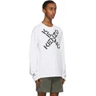 Neck Big Hot Selling Men's Trending 100% Fine Cotton White Jersey O Neck Long Sleeves Big Printing T Shirt