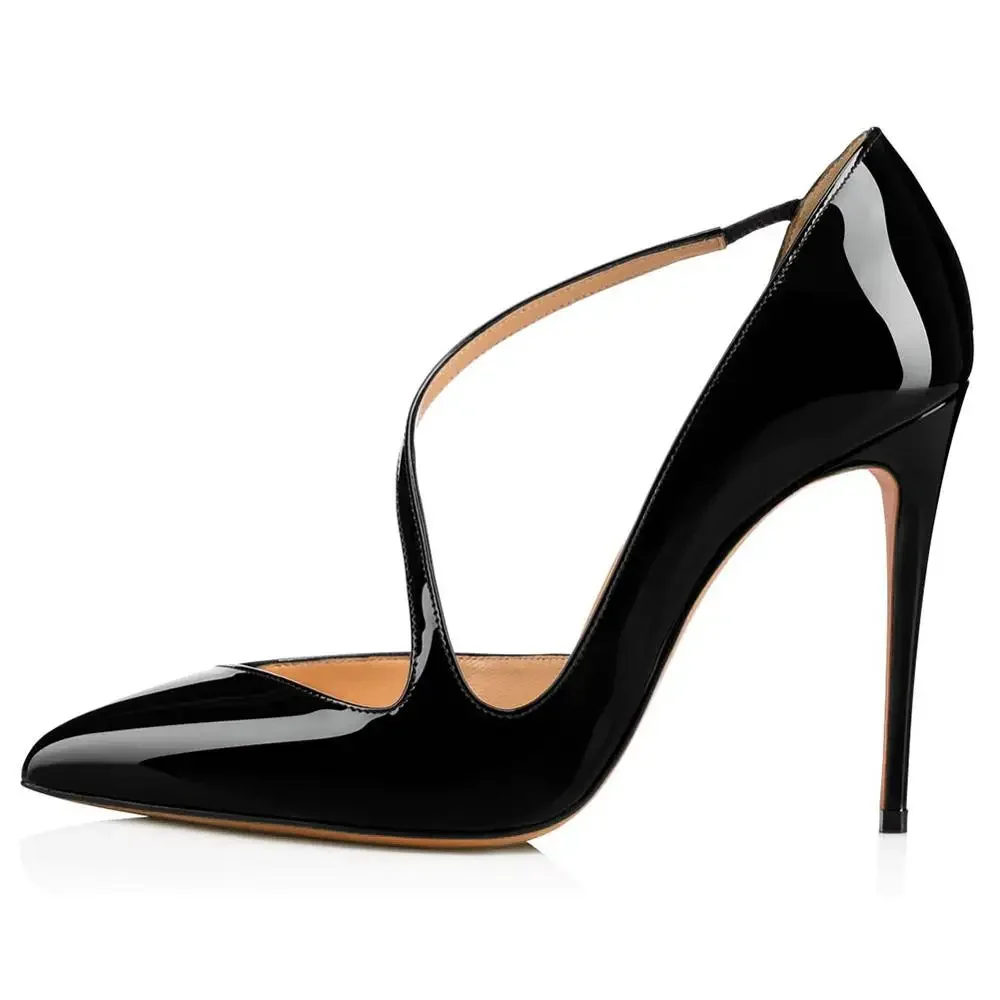 Pointed Toe Nude Heels Shoes For Women Party Pumps Ladies Elegant