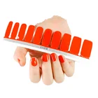 Nail Sticker 2d Polish Nail Art Sticker Glitter Nail Strips 2d Full Cover Nail Decoration Sticker