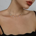 Diamond Fine Jewelry Star Diamond Pendant Fine Chain Tassel Charms Gold Jewelry Necklaces