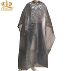 Capes Wholesale Waterproof Black Disposable Barber Capes Hair Salon Shampoo Capes Color Capes