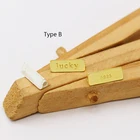 Wholesale Jewelry Making Accessory Lucky Word Stamp 925 Sterling Silver Straight Tube