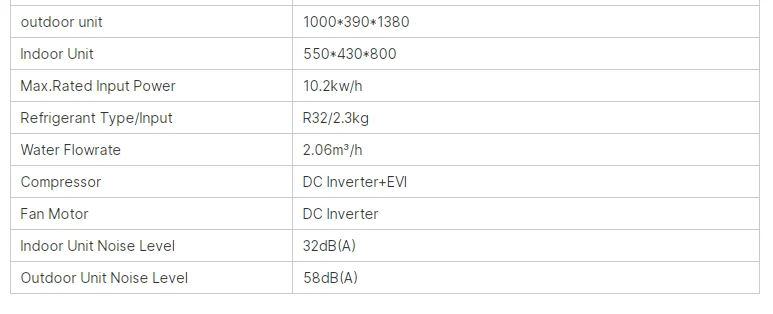 Heat Pump, R32, Inverter, EVI - detail 10