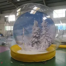 inflatable christmas snow globe ball transparent dia 3m inflatable snow globe decoration inflatable snow globe rental